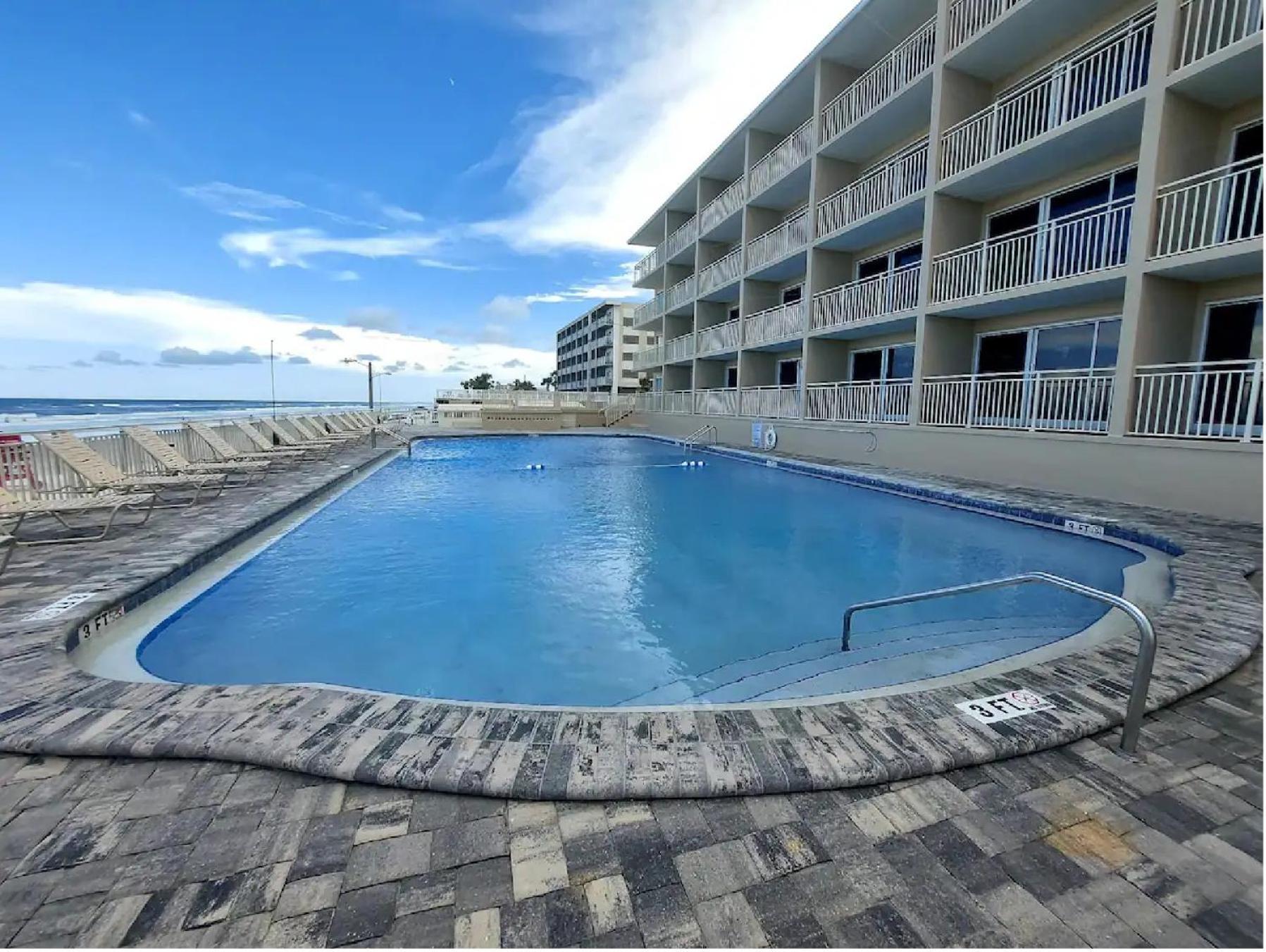 Oceanfront Penthouse, Near Main St & Speedway With Pool Apartment Daytona Beach Ngoại thất bức ảnh